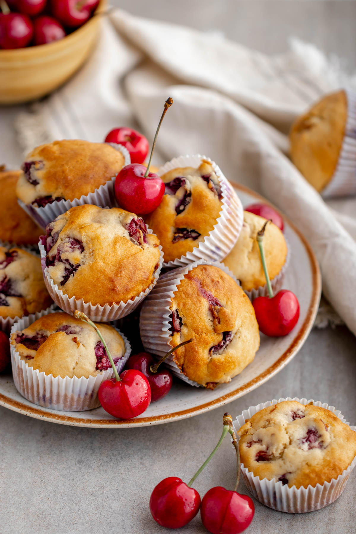 Cherry Muffins